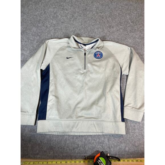 Nike Paris Saint Germain Chicago Magic Soccer Sweatshirt Mens XL Therma Fit Gray - Picture 3 of 7